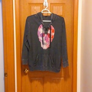 GUC Torrid Skull Graphic Hoodie 2X